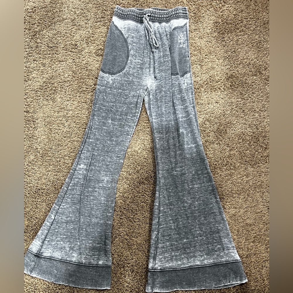 Free People Bell Bottom Sweatpants